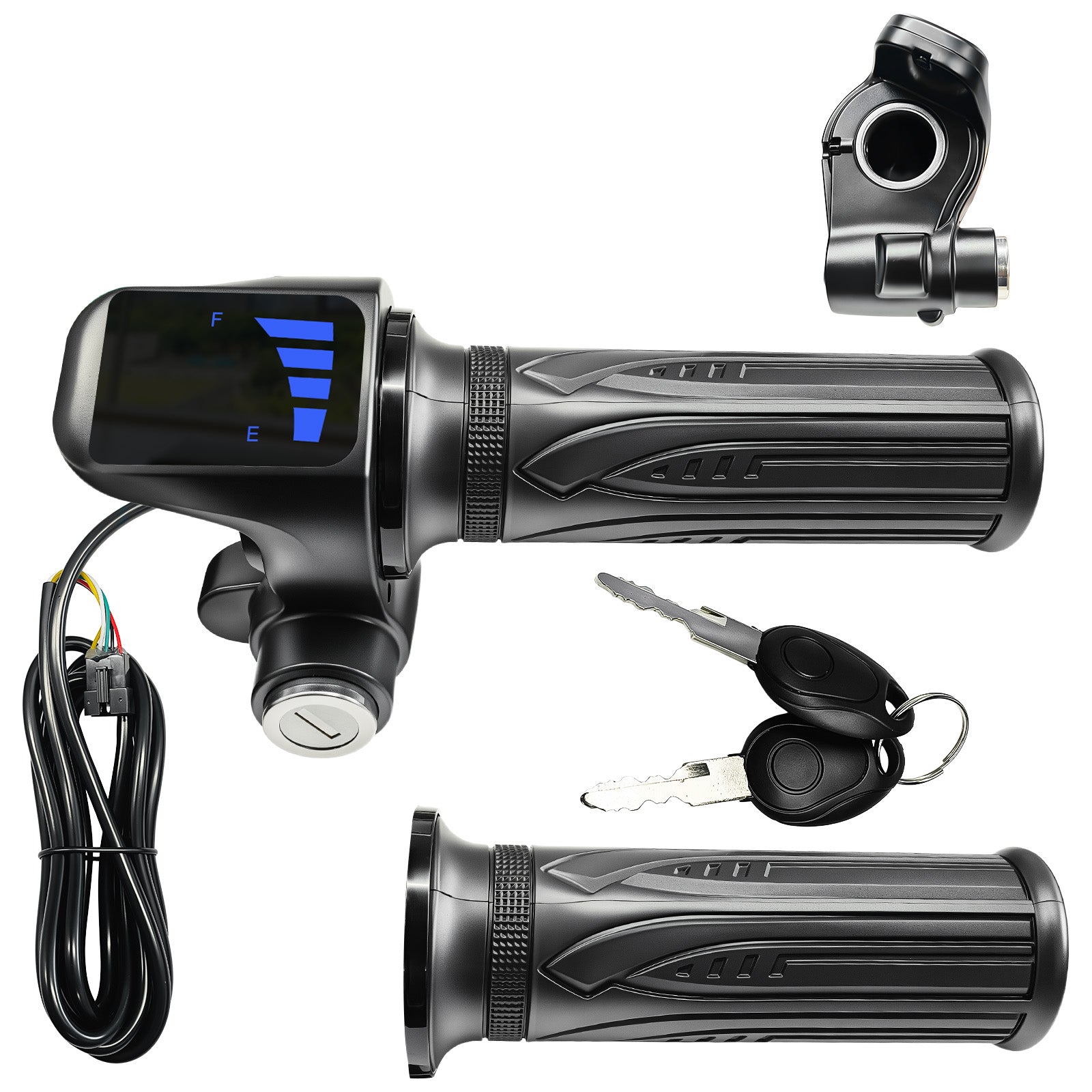 14-inch electric folding electric bicycle with throttle handlebar
